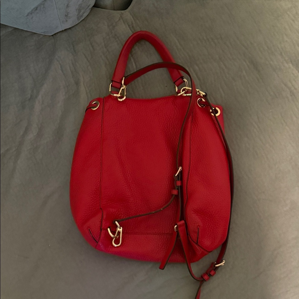 Michael Kors Cherry Red Backpack - image 2
